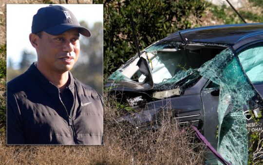 Tiger Woods had Car Wreck