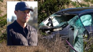 Tiger Woods had Car Wreck